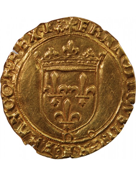 FRANCOIS Ier ﻿﻿- ECU D'OR A LA CROISETTE 1515 / 1547 LYON
