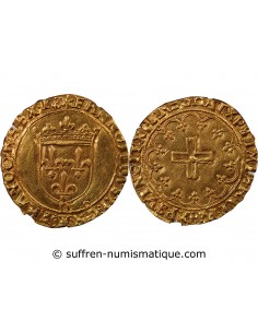 FRANCOIS Ier ﻿﻿- ECU D'OR A LA CROISETTE 1515 / 1547 LYON