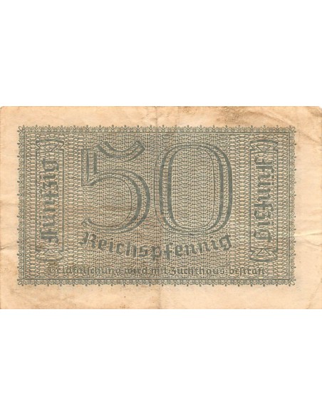 ALLEMAGNE, IIIe REICH - 50 PFENNIG 1939 / 1944 - TB