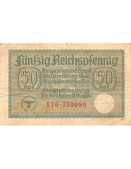 ALLEMAGNE, IIIe REICH - 50 PFENNIG 1939 / 1944 - TB