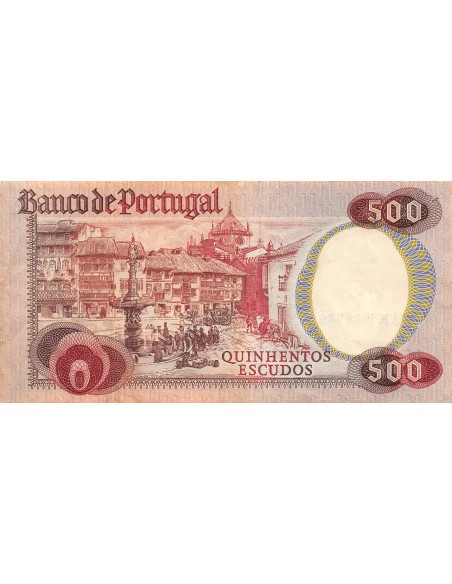 PORTUGAL, FRANCISCO SANCHES - 500 ESCUDOS 1979 - TTB