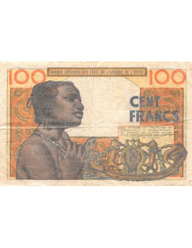 BANQUE DES ETATS DE L'AFRIQUE DE L'OUEST, SENEGAL - 100 FRANCS 1965 - TB
