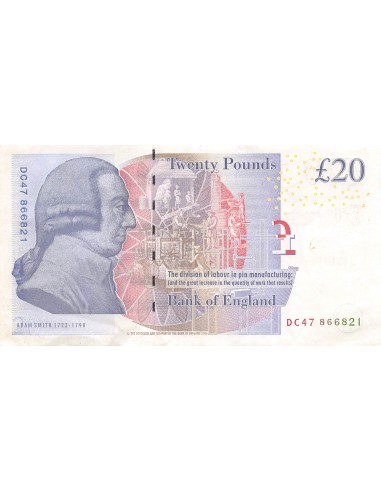 GRANDE-BRETAGNE, ELISABETH II - 20 POUNDS 2006 - TTB+