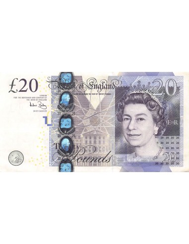 GRANDE-BRETAGNE, ELISABETH II - 20 POUNDS 2006 - TTB+