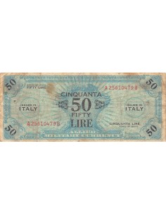 ITALIE, OCCUPATION ALLIEE - 5 LIRE 1943 - PTB 2