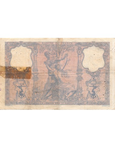 FRANCE, BLEU ET ROSE - 100 FRANCS 22/04/1905 - PTB
