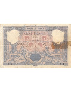 FRANCE, BLEU ET ROSE - 100 FRANCS 22/04/1905 - PTB 2