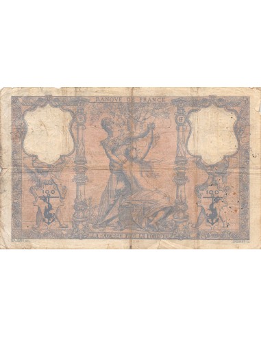 FRANCE, BLEU ET ROSE - 100 FRANCS 16/04/1897 - PTB