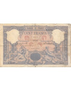 FRANCE, BLEU ET ROSE - 100 FRANCS 16/04/1897 - PTB