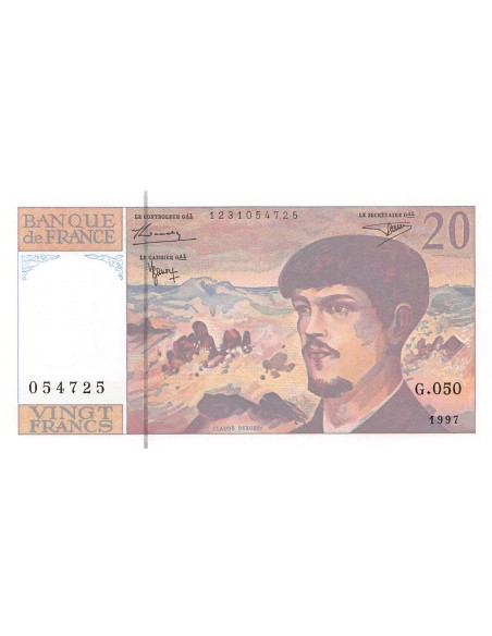 FRANCE - 20 FRANCS DEBUSSY 1997 - SÉRIE G.050 - NEUF