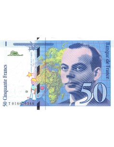 FRANCE, SAINT-EXUPERY - 50 FRANCS 1994 - SUP+ 2