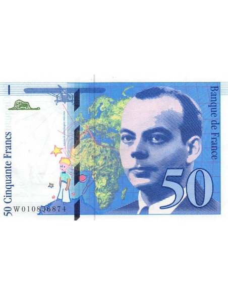 FRANCE, SAINT-EXUPERY - 50 FRANCS 1993 - SPL