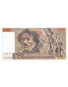 FRANCE, DELACROIX - 100 FRANCS 1991 - SERIE M.200 - SPL