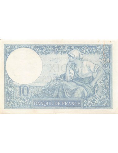 FRANCE - 10 FRANCS MINERVE 20/08/1931 - SUP