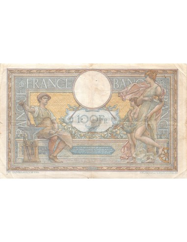FRANCE, LUC-OLIVIER MERSON - 100 FRANCS 24/09/1909 - TB+