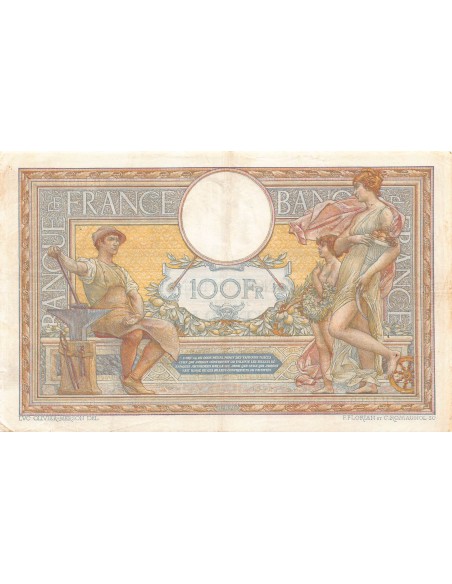 FRANCE, LUC-OLIVIER MERSON - 100 FRANCS 28/09/1912 - TTB+