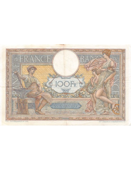 FRANCE, LUC-OLIVIER MERSON - 100 FRANCS 11/06/1918 - TTB+