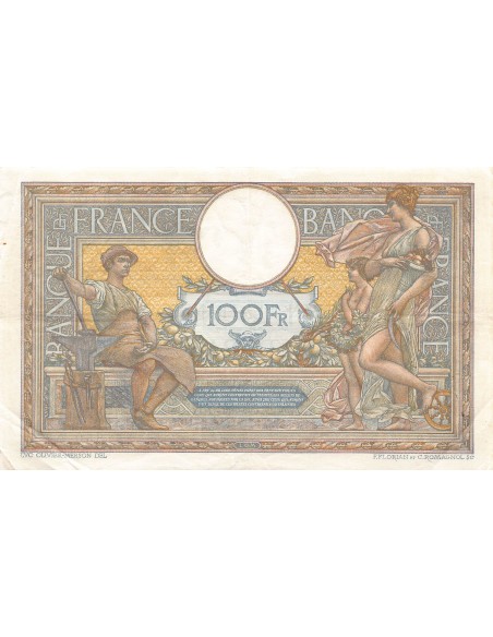 FRANCE, LUC-OLIVIER MERSON - 100 FRANCS 07/02/1918 - TTB
