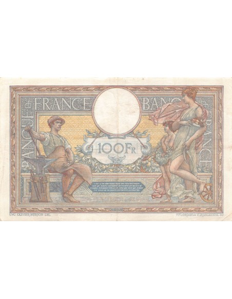 FRANCE, LUC-OLIVIER MERSON - 100 FRANCS 02/05/1919 - TTB+