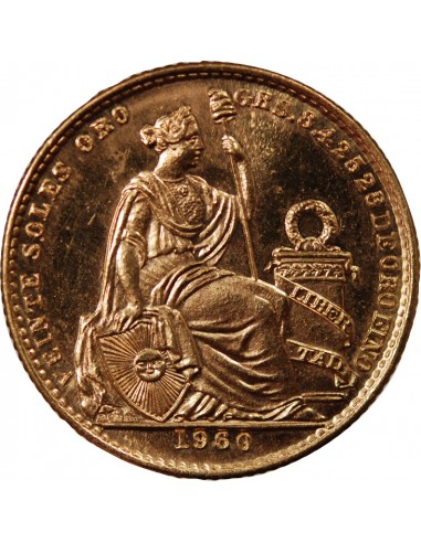 PEROU - 20 SOLS OR 1960 LIMA