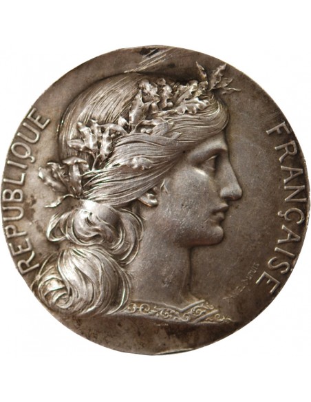 MINISTERE DE LA MARINE, REGATES - MEDAILLE ARGENT 1911 PORNIC