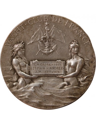 YACHT CLUB DE FRANCE - MEDAILLE ARGENT 1911