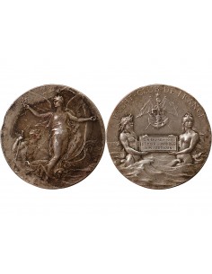 YACHT CLUB DE FRANCE - MEDAILLE ARGENT 1911 2