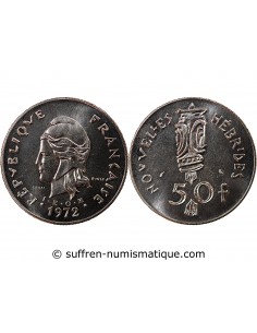 NOUVELLES-HEBRIDES - 50 FRANCS 1972 ESSAI