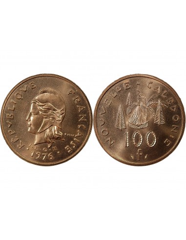 NOUVELLE-CALEDONIE - 100 FRANCS 1976 ESSAI
