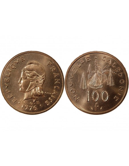 NOUVELLE-CALEDONIE - 100 FRANCS 1976 ESSAI