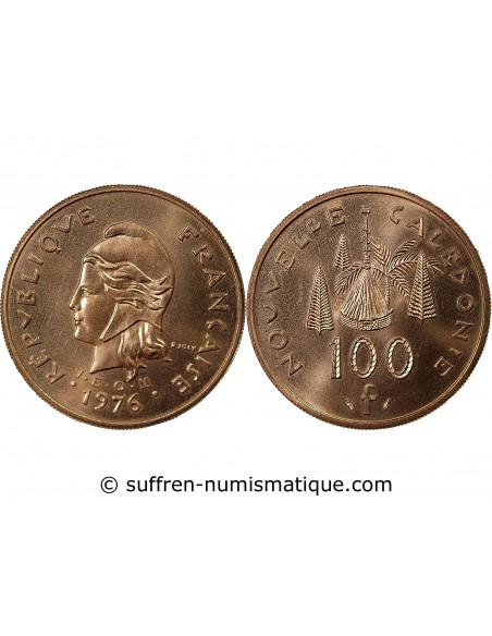 NOUVELLE-CALEDONIE - 100 FRANCS 1976 ESSAI