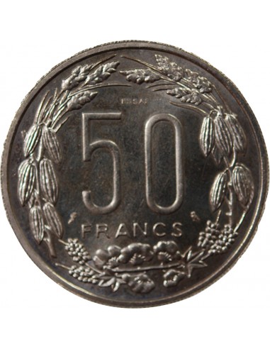 AFRIQUE EQUATORIALE - 50 FRANCS 1961 ESSAI