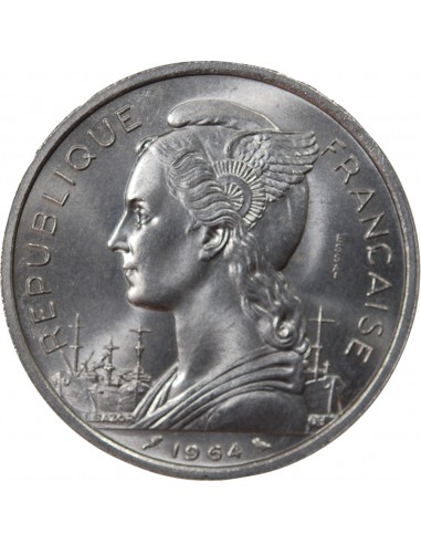 COMORES - 5 FRANCS 1964 ESSAI