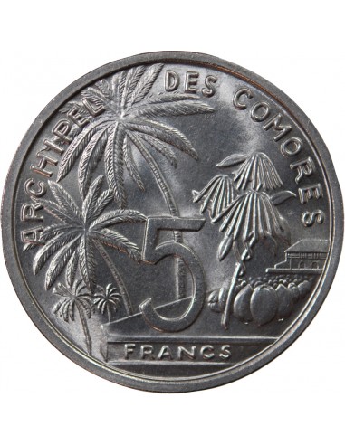 COMORES - 5 FRANCS 1964 ESSAI
