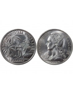 COMORES - 5 FRANCS 1964 ESSAI 2