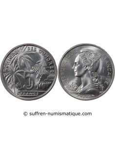 COMORES - 5 FRANCS 1964 ESSAI