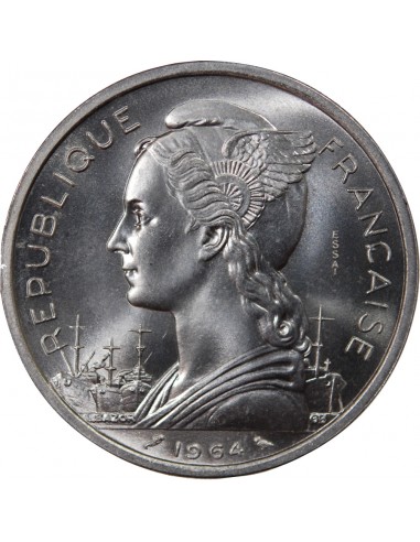 COMORES - 5 FRANCS 1964 ESSAI