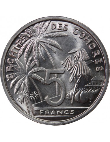 COMORES - 5 FRANCS 1964 ESSAI