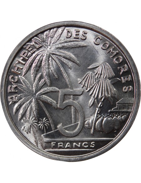 COMORES - 5 FRANCS 1964 ESSAI
