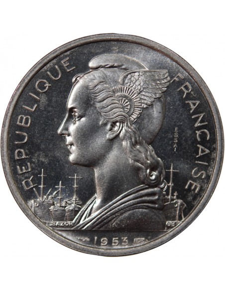 MADAGASCAR - 5 FRANCS 1953 ESSAI