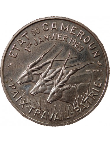 CAMEROUN - 50 FRANCS 1960 ESSAI
