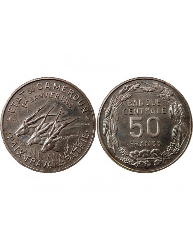CAMEROUN - 50 FRANCS 1960 ESSAI