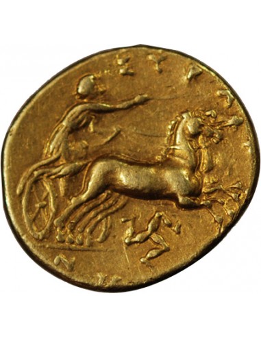 SICILE, SYRACUSE, AGATHOCLES - DRACHME OR 317 / 289 AV JC