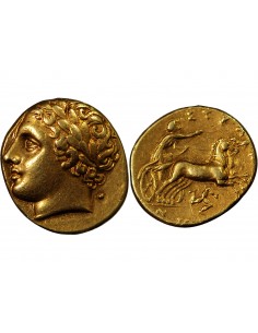 SICILE, SYRACUSE, AGATHOCLES - DRACHME OR 317 / 289 AV JC 2