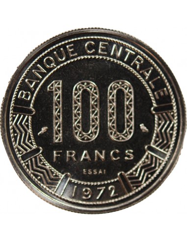 CAMEROUN - 100 FRANCS 1972 ESSAI