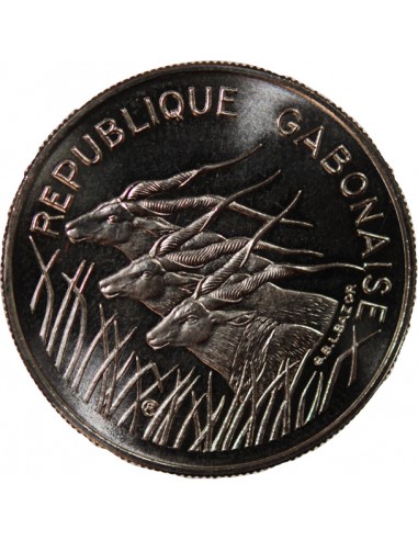 GABON - 100 FRANCS 1971 ESSAI