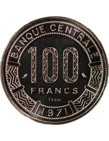 CONGO - 100 FRANCS 1971 ESSAI