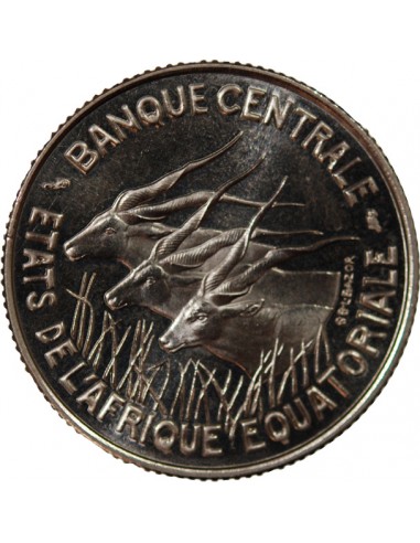 AFRIQUE EQUATORIALE - 100 FRANCS 1966 ESSAI