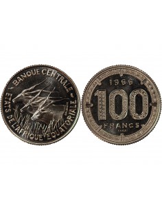 AFRIQUE EQUATORIALE - 100 FRANCS 1966 ESSAI 2