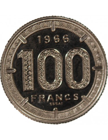 CAMEROUN - 100 FRANCS 1966 ESSAI